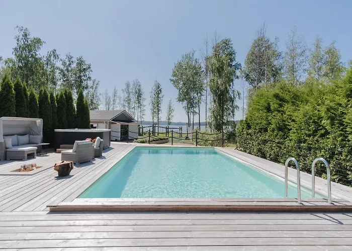 Seafront Villa - Pool - Jacuzzi - Gym - Beach Vartsala photo