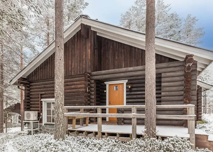 Log Cabin Apartment Alppirinne Suomutunturi照片