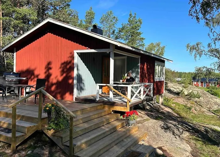 Bastukleven, Stuga I Hamnsundets Skaergards Idyll Saltvik foto